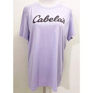 Cabela's Large Purple T Shirt Active Lounge